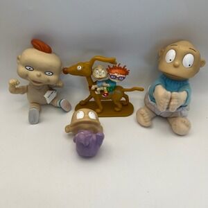 Rugrats mixed figure lot Nickelodeon VTG 1990s Tommy Pickles Dill Pickles Phil